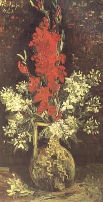 Vincent Van Gogh Vase wtih Gladioli and Carnations (nn04) China oil painting art